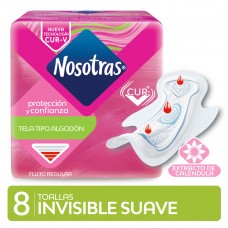 Nosotras Toallas Invisible Suave Pack x8